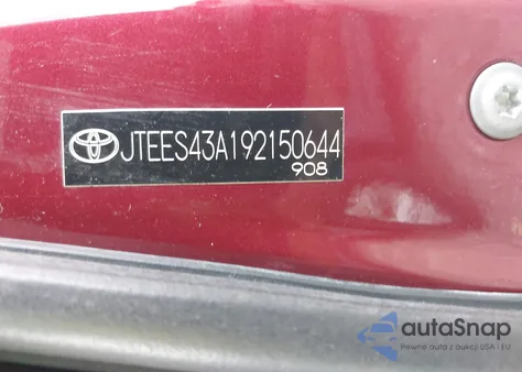2009 Toyota Highlander Sport from USA, damaged, VIN JTEES43A192150644